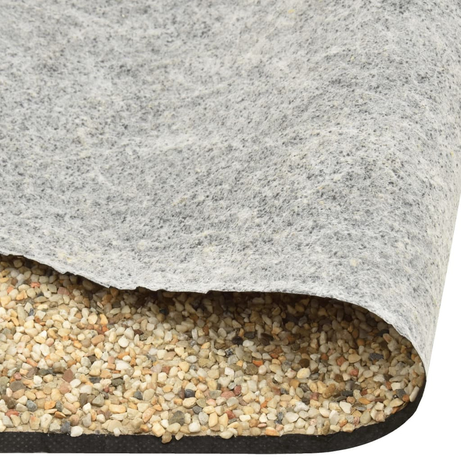Vidaxl Teichfolie mit Kieselsteinen in Sand, B/B: 60 x 60 cm - Bild 3