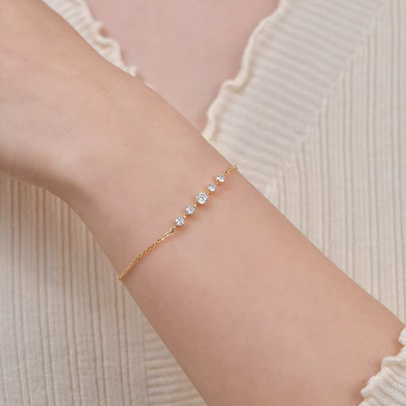 Lnngy Armband, 925 Sterlingsilber, Moissanit, Damen - Bild 2