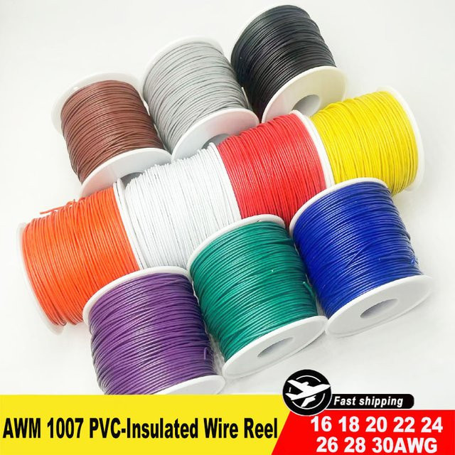 Bytebattle AWM 1007 Verbindungskabel aus verzinnter Kupferleitung mit PVC-Isolierung, Multicolour, 300V/80 °C - Bild 1
