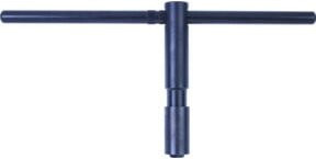 Röhm Sicherheits-Spannschlüssel gefedert mit Auswerfer in Blau, Länge: 160 mm - Bild 1