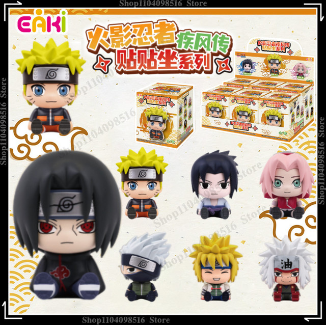 EAKI Naruto Blind Box Sticky Seat Serie Uzumaki, Plüschfigur, Einzelfigur - Bild 1