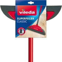 Vileda Superfeger Classic Besen System und Kehrset Box in Rot mit Teleskopstiel und Schaber - Bild 4