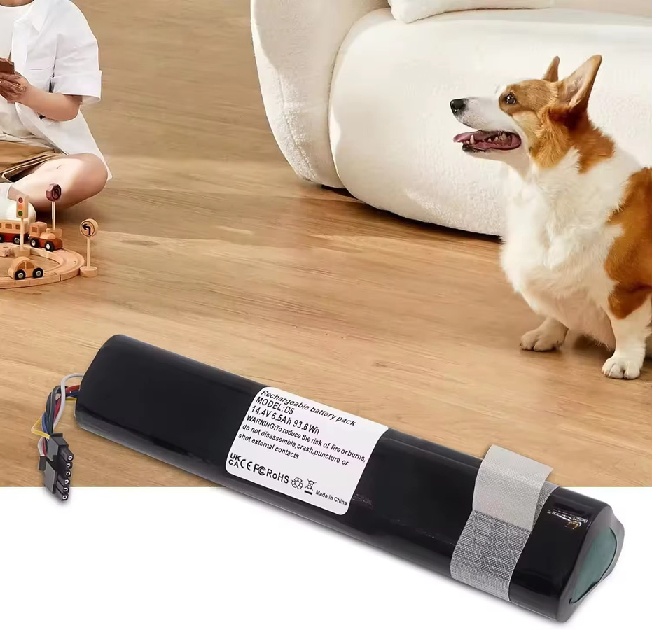 Neato Ersatz Akku Li-Ion für Saugroboter D3 D4 D5 D6 D7, 14,4 V, 12800 mAh, Schwarz - Bild 4