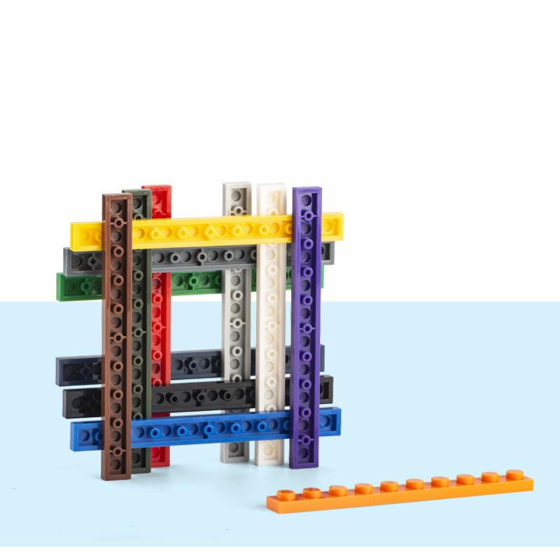 Yiran toy Baustein 1x10 Platte 4477 80-teiliges Set - Bild 1