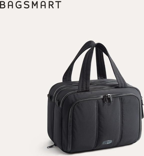 BAGSMART Kulturtasche, Kosmetik-Sporttasche, schwarz, Damen - Bild 1