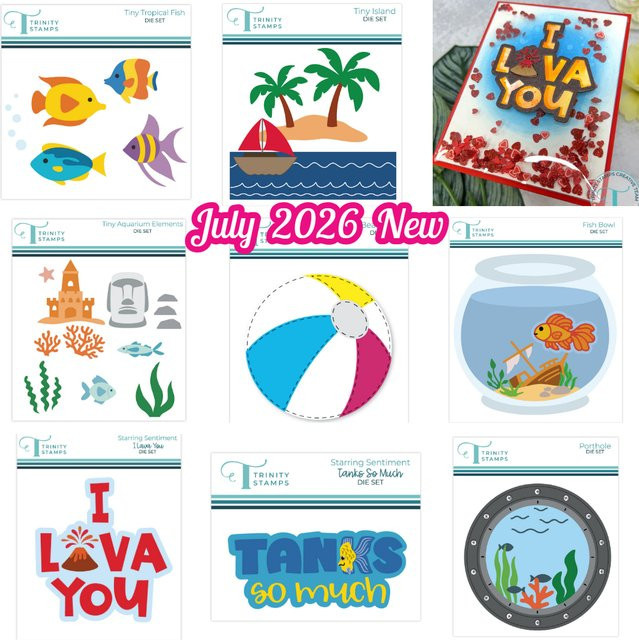 Trinity Metall-Stanzformen für DIY Scrapbooks und Bastelarbeiten, Multicolour - Bild 1