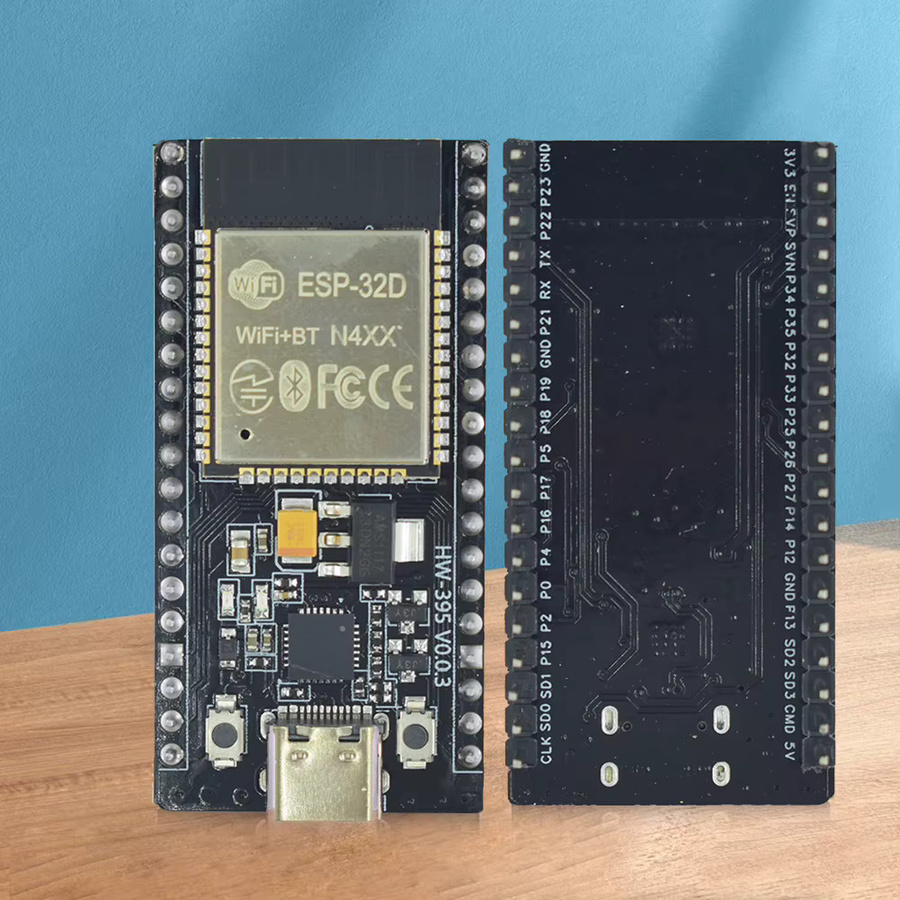 ALLOET ESP32-WROOM-32 MCU Modul mit 32Mbit SPI Flash, WiFi und Bluetooth für Smart Home und IoT, Schwarz - Bild 3