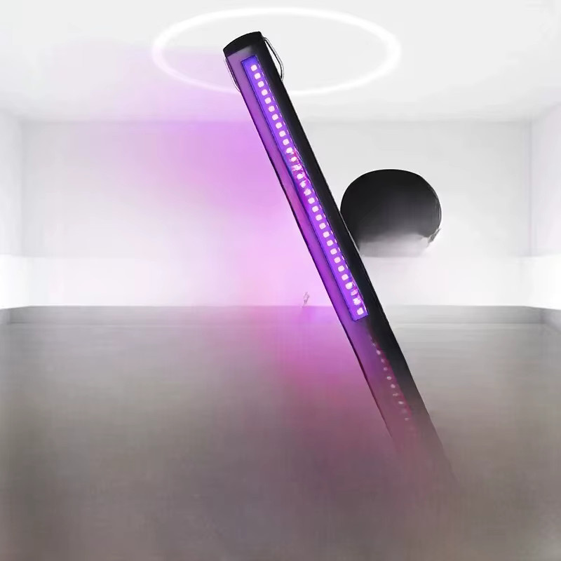 XIWANGFIRE UV-Sterilisatorlampe mit 30 LEDs, wiederaufladbare handgehaltene UV-Desinfektionslampe zur Keimabtötung in Schwarz - Bild 7