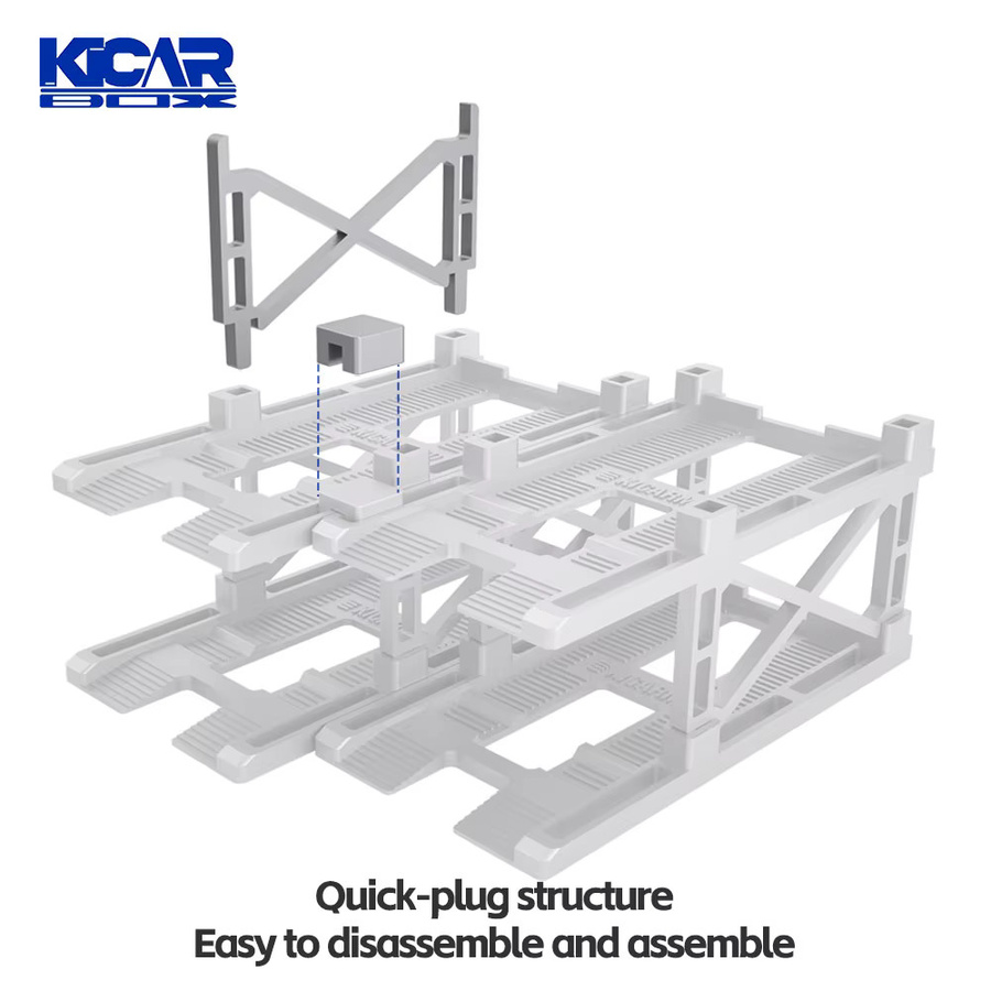 KicarMod 3D-Parkbau-Modellauto, 1:64, 24-Sitzer, mehrstöckiger Parkplatz - Bild 2