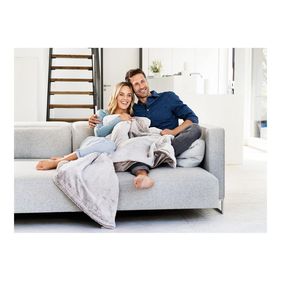 Beurer Heizdecke HD 150 XXL Nordic Cosy in Taupe, 150W, B/T: 150 x 200 cm - Bild 2