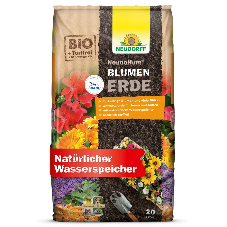 Neudorff NeudoHum torffreie Blumenerde 20 l - Bild 2