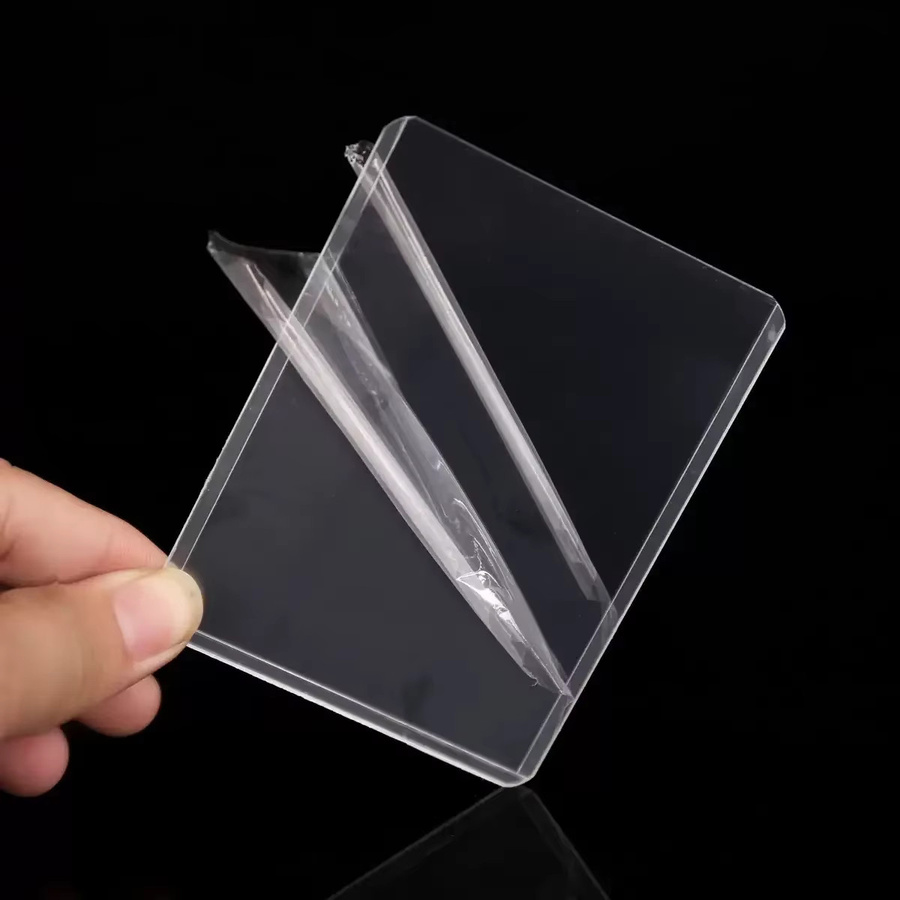 Transparente Kpop Fotokarten Hüllen mit Schutzfolie für Idol Foto Karten 35PT, 50 Stück - Bild 5