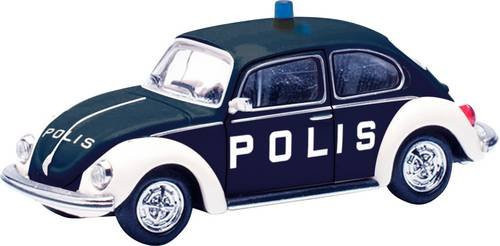 Herpa Volkswagen Käfer 1303 Polis, Einsatzfahrzeug, 1:87, Metall - Bild 1