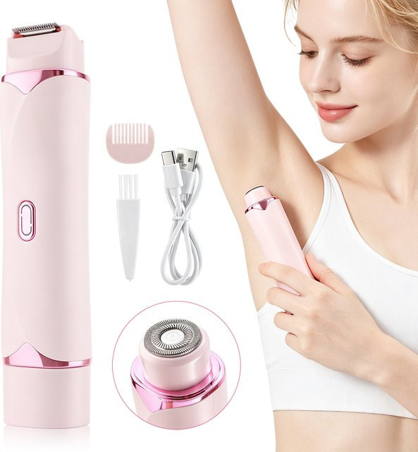 AFDEAL 2-in-1 Dual-Head Elektrorasierer und Bikini-Trimmer für Damen, Körperpflege - Bild 1