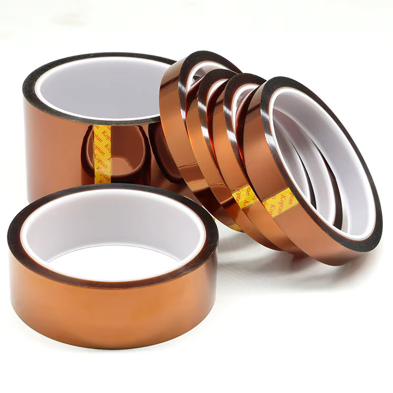Hochtemperatur-BGA-Klebeband aus goldfarbener Polyimid-Goldfolie, selbstklebendes Isolierband zum Schutz von 3D-Druckplatinen, 33 m Rolle - Bild 5