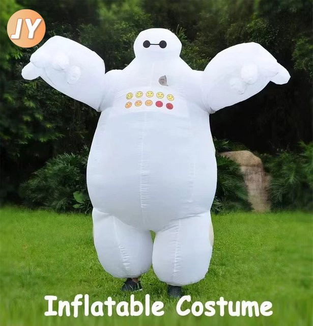 Potdemiel Baymax Disney Aufblasbares Kostüm, Weiß - Bild 1