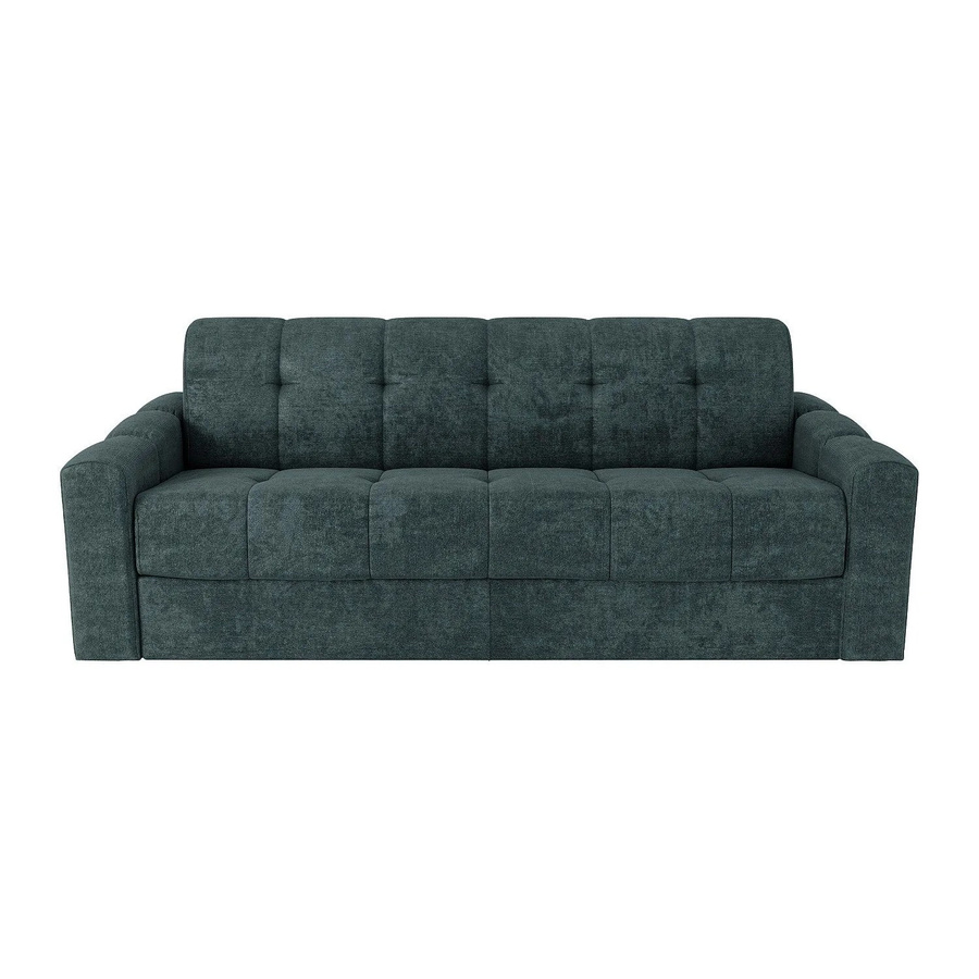 Vente-unique Schlafsofa Darielo in Blaugrün mit Stoffbezug und Breite: 210 cm - Bild 2