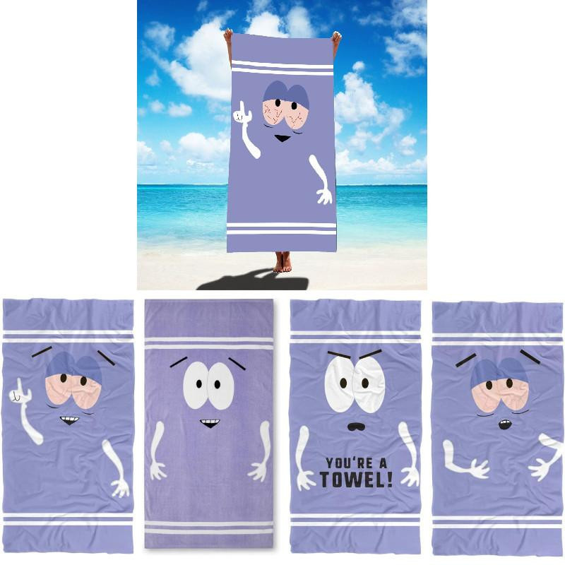 StrideStep South Park Strandtuch für Kinder mit Schnelltrocknungs- und Sandabweisenden Eigenschaften, B: 75 cm, L: 150 cm - Bild 2