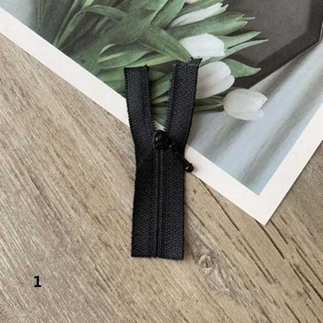 SIRENXI Unsichtbare Mini-Reißverschlüsse, Puppenkleidung Zubehör, 5-teiliges Set - Bild 1