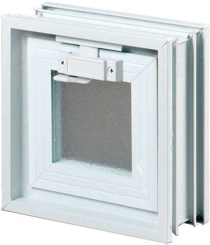Fuchs Design Lüftungsfenster aus Kunststoff in Weiss, B/H/T: 24 x 24 x 8 cm, 2.9 W/mK - Bild 1