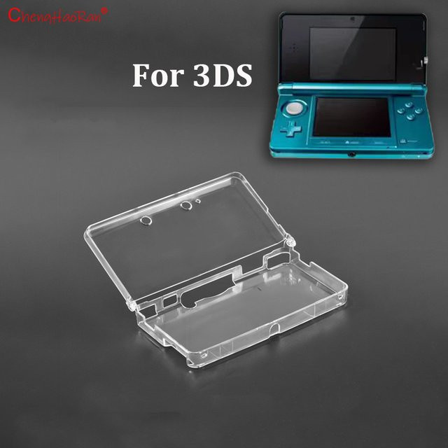 ChengHaoRan Schutzhülle aus klarem Kristall für Nintendo 3DS inklusive Staubschutzfolie für den Bildschirm, transparent - Bild 1