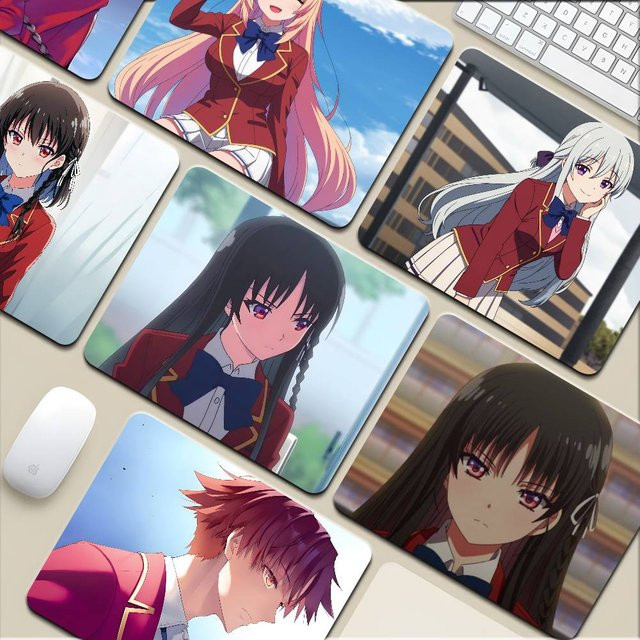 Moetch Anime Klassenzimmer Mauspad rutschfeste Schreibtischunterlage Multicolor - Bild 1