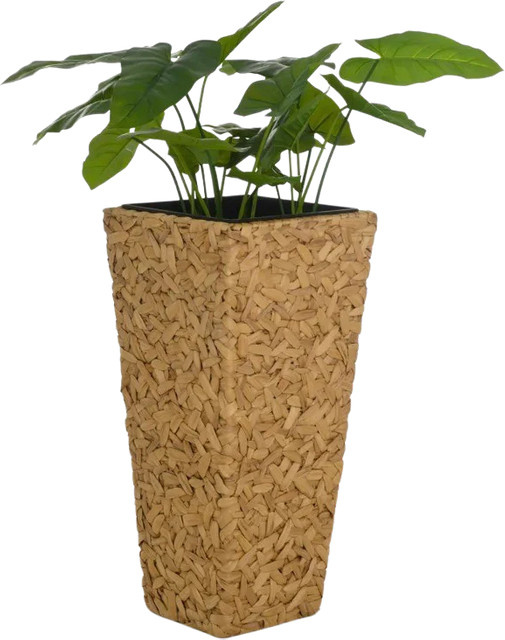 Pflanzkübel Clarissa von Aplanta in Natur, B/T/H: 38 x 38 x 80 cm - Bild 1