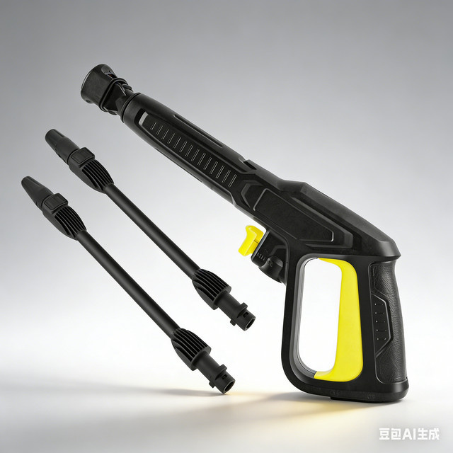 Hochdruck-Autowaschpistole in Schwarz kompatibel mit Kärcher K2 bis K7 - Bild 1