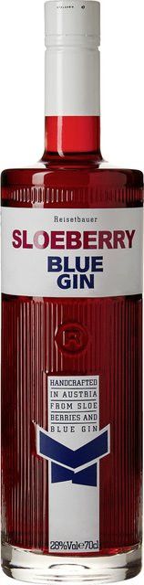 Reisetbauer Blue Gin Sloeberry, Gin aus Österreich, 28% Vol., 0,7 l - Bild 1
