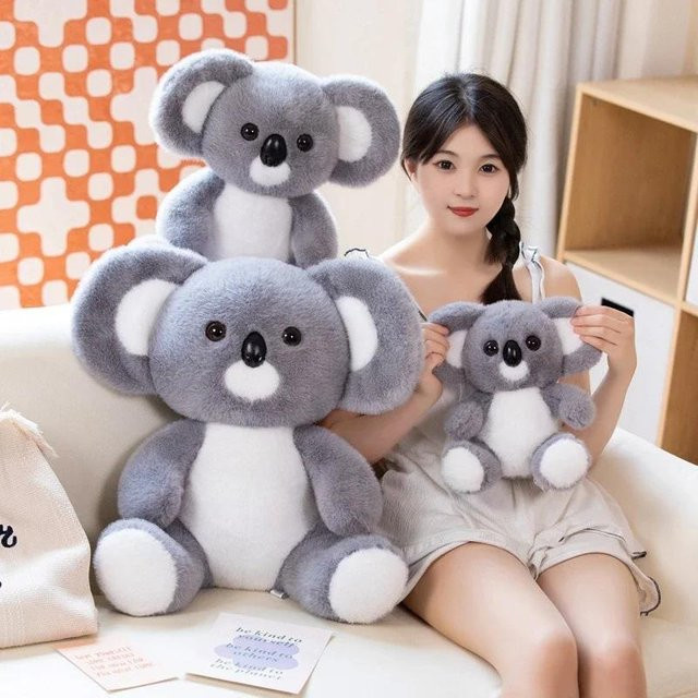 BC Pet Supplies Koala-Plüschtier, Grau, ab 14 Jahre - Bild 1