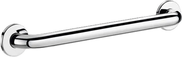 Delabie Haltegriff aus Edelstahl in Chrom, Farbe Silber, Durchmesser: 32 mm, Länge: 400 mm - Bild 1