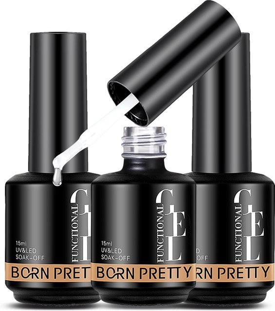 BORN PRETTY Basis-Gel und Matt-Top-Coat, 15 ml - Bild 1