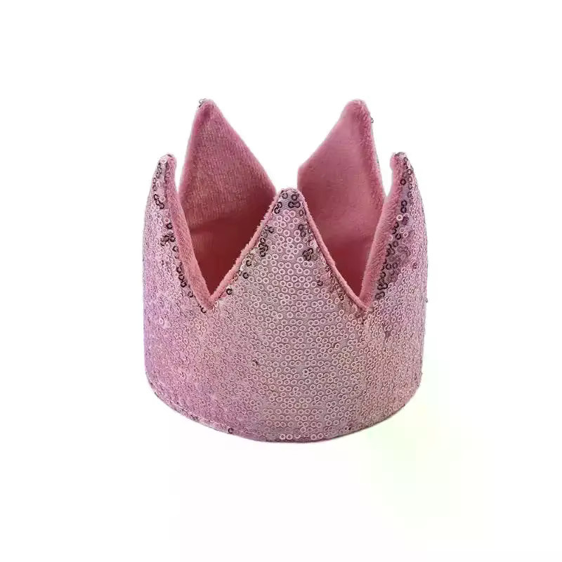 TEROKK Glitter Pink Crown & Star Fairy Stick, Unisex - Bild 1