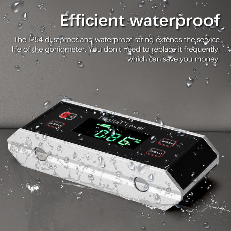 Kkmoon Digitaler Winkelmesser Schwarz, Tragbarer Hochpräziser Winkelsucher mit IP54 Wasserschutz und Staubschutz - Bild 9