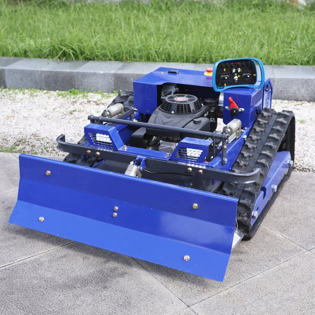 AIWEIYA Ferngesteuerter Benzin-Rasenmäher-Roboter in Blau, Automatischer Selbstfahrender Hangmäher für Profis - Bild 1