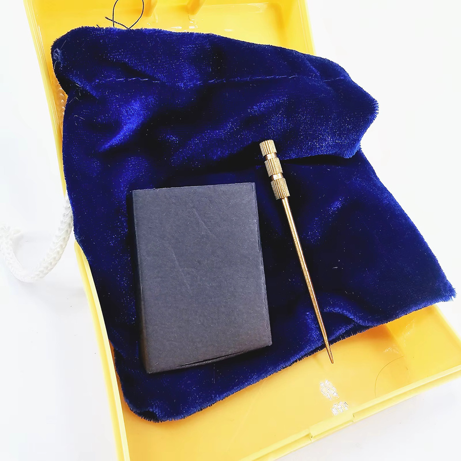 Needle Through Matchbox Magic Trick, Visuelle Illusion, Metall, Schwarz - Bild 2