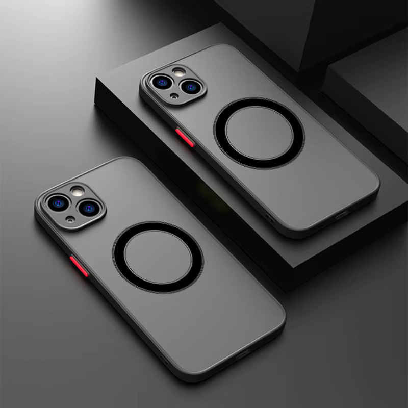 NNBILI Luxuriöse Matte Schutzhülle mit MagSafe Magnetischem Kabellosem Laden für iPhone 17 16 15 14 13 12 11 Pro Max Mini Plus Stoßfeste Hülle in Schwarz und Grün - Bild 5