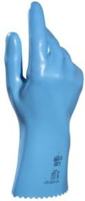 MAPA Chemikalienhandschuh Jersette aus Latex in Blau - Bild 1