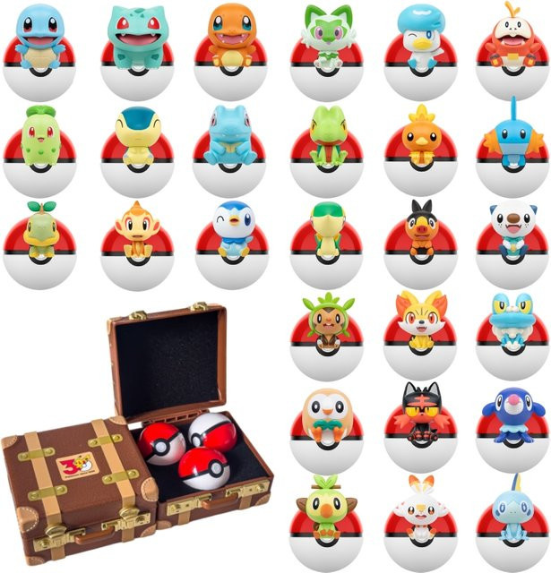 Pokémon Pokeball 30. Jubiläum Feier-Serie, Blindbox Mini-Puppen, ab 14 Jahren - Bild 1