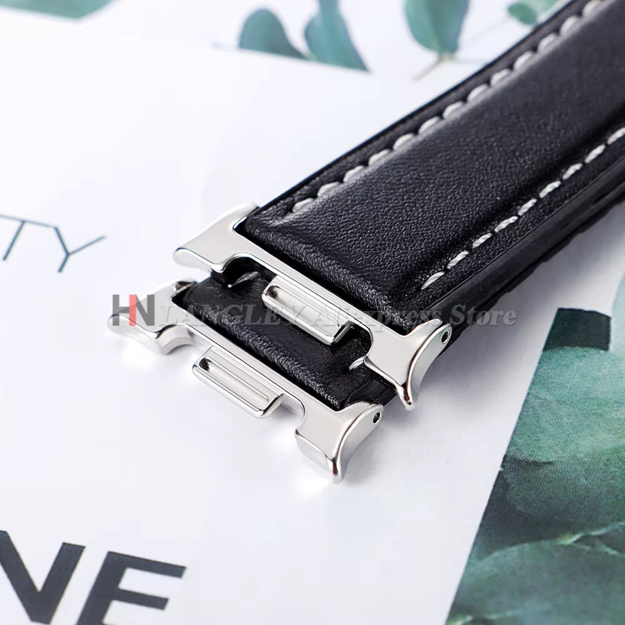 Armbandadapter Metall, Silber, Schwarz, Unisex, Uhrenzubehör - Bild 2