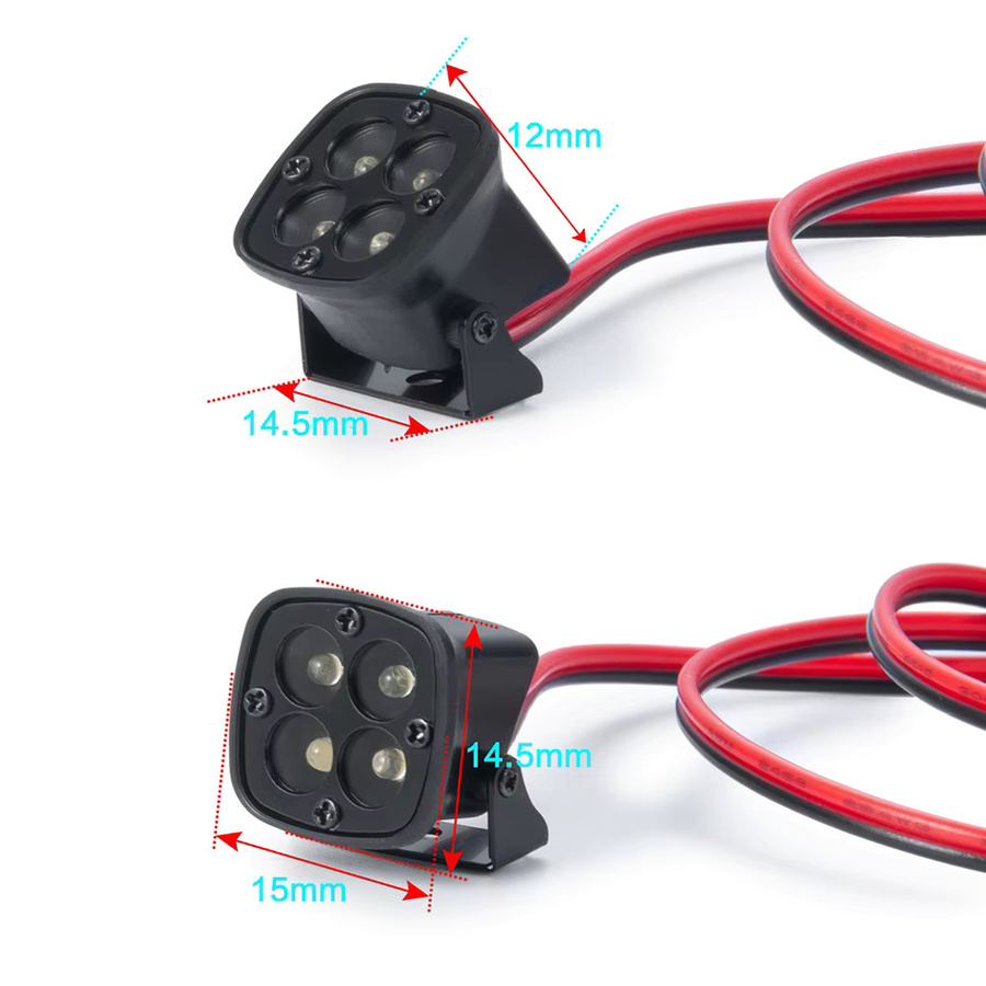 MIBIDAO Weiße LED-Leuchten Scheinwerfer, Zubehör - Bild 2