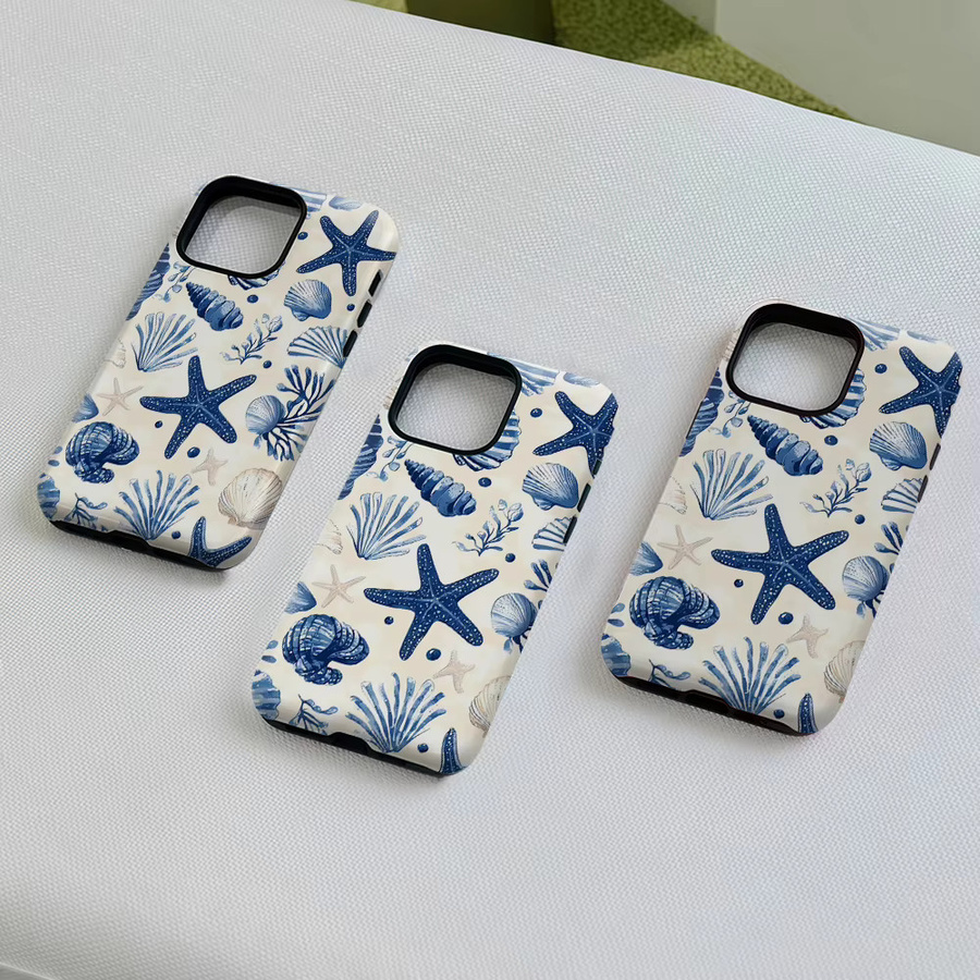 Navy Beach Tough Case Handyhülle mit Magnetfunktion für iPhone 17 16 15 14 13 Pro Max Plus in Blau - Bild 3