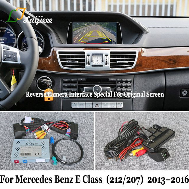 LJLAIJIEEE HD Front- und Rückfahrkamera für Mercedes Benz E-Klasse W212 S212 C207 ohne Codierung - Bild 1