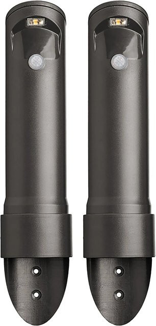 Mr. Beams LED-Wegeleuchte mit Bewegungsmelder und Dämmerungssensor, Braun, 2er-Pack - Bild 1
