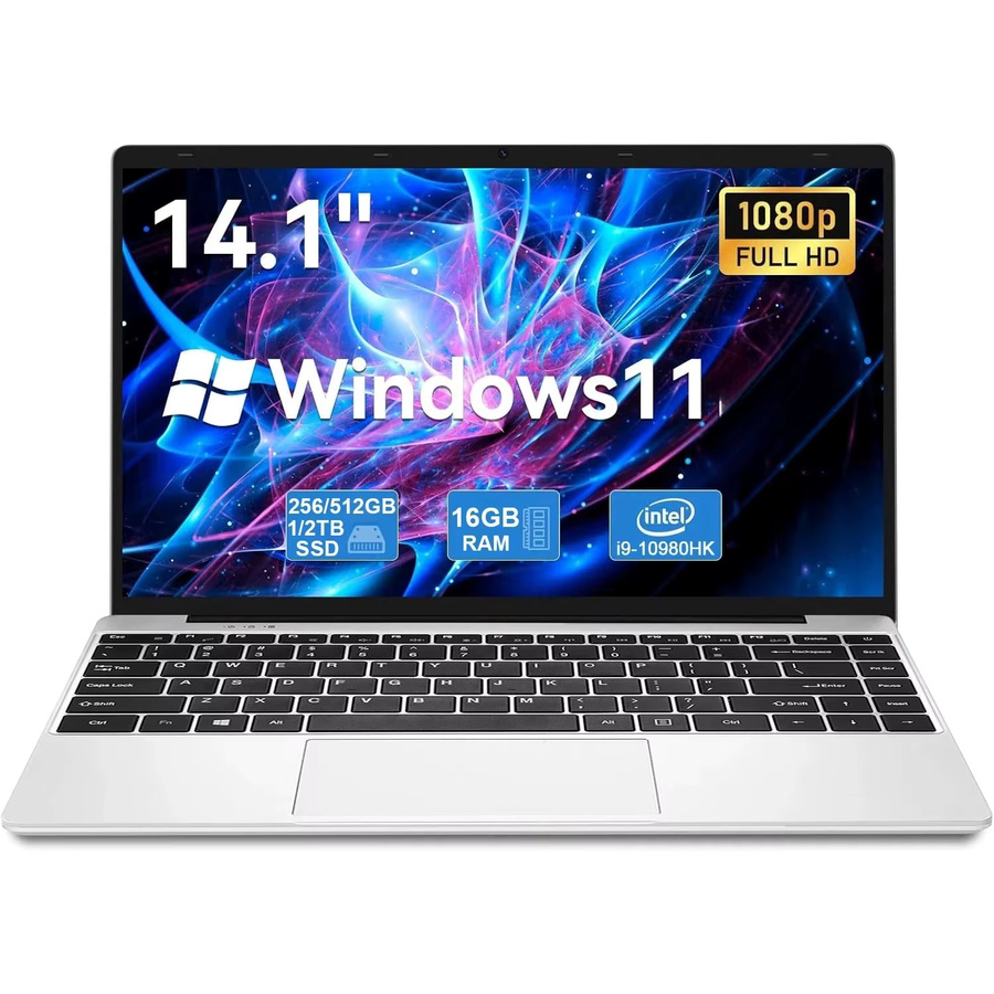 Intel Core i9 10980HK Gaming Laptop 14,1 Zoll Silber mit 16GB RAM und 1TB SSD Windows 11 Notebook - Bild 6