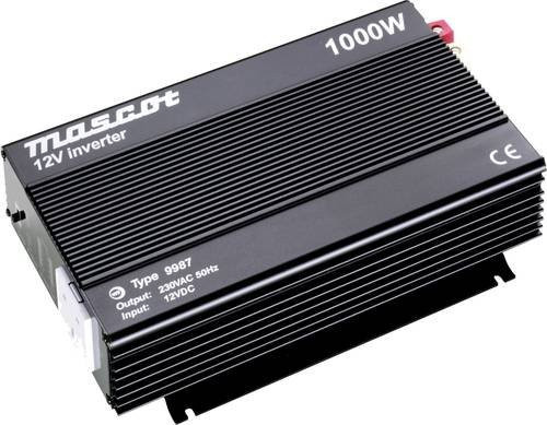 Mascot Battery Wechselrichter 9987 1000W 12 V/DC - 230 V/AC in Schwarz - Bild 1