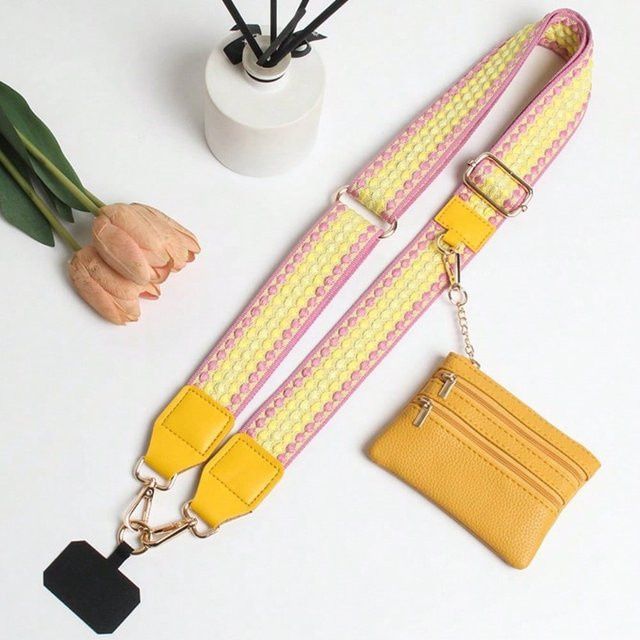 XYNN Handytaschen-Riemen als langer Schultergurt und verstellbarer Ersatzgurt für Damenhandtaschen in Bunt - Bild 1