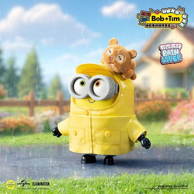 Bob&Tim Minions Vinyl Plüsch Blind Box Puppe, Schlüsselanhänger - Bild 1