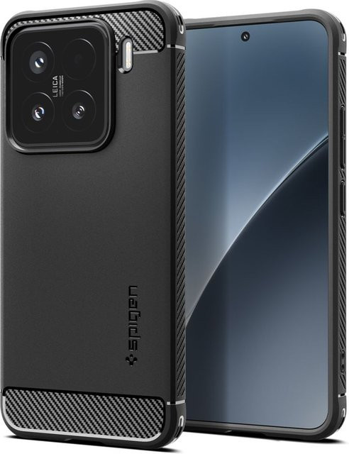 Spigen Rugged Armor Schutzhülle für Xiaomi 15 in Mattschwarz - Bild 1