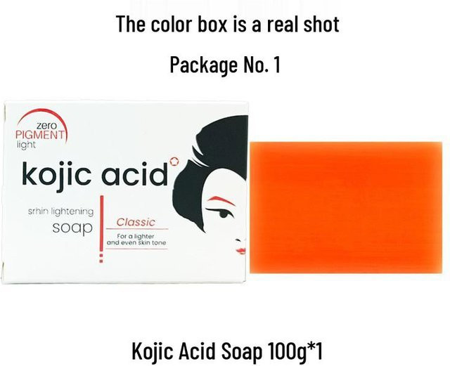 GlowEssence Seife mit Kojisäure & Papaya, Gesichtsreinigung, Unisex - Bild 1